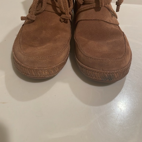 UGG Australia Reid Slate Chestnut Brown Ankle Boot 1019129 Suede Bootie size 6 - Picture 5 of 8